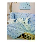 Baby Clime USR-70130-1. 70X130 Bebek Uyku Seti - Cibinliksiz - Kelebek Desenli (Mobilya Beşik Hariç)