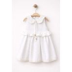 Baby Corner Bebe Yaka Kız Bebek Elbise - 18 Ay - Beyaz