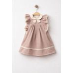 Baby Corner Bebe Yaka Kız Bebek Elbise - 24 Ay - Pembe