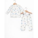 Baby Corner Bebek Pijama Takımı - 9 Ay - Ekru
