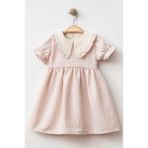 Baby Corner Fırfırlı Bebe Yaka Kız Bebek Elbise - 6 Ay - Pembe