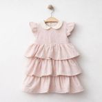 Baby Corner Fırfırlı Kız Bebek Elbise - 6 Ay - Pembe