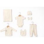 Baby Corner Ribana 7’li Yenidoğan Hastane Çıkışı Seti - Bej - 0 - 3 Ay