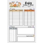 Baby Daily Log Book: Track Feedings, Diapers, Sleep, Activities, And Supplies Needed | Perfect For New Parents And Experienced Nannies