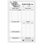 Baby Daily Log Book With 101 Amazing Animals: Track Feedings, Diapers, Sleep, Naps, Activities, And Supplies Needed While Enjoying Smiling Animals | Perfect For New Parents And Experienced Nannies