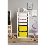 Baby Darling %100 MDF - Large Mono 6 Sepetli Oyuncak Dolabı