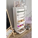 Baby Darling Mdf - x l Mono 9 Sepetli Oyuncak Dolabı - Beyaz