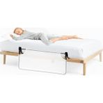 Baby - Desensiz Beyaz Fileli Katlanabilir Yatak Bariyeri 120 cm - 100 x 100 cm