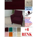 Baby Face Kumaş Tekli Komple Giydirme Tekli & Berjer , Bohem, Porto, Vb Model Koltuk Kılıfı - 80 x 100 cm - Mürdüm