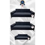Baby Face Lastikli Koruyucu Giydirme Koltuk Örtüsü - Antrasit - 3+3+2 (3 Parça Set) - 10 x 10 cm