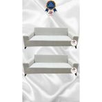Baby Face Lastikli Koruyucu Giydirme Koltuk Örtüsü - Krem - 3+3 (2 Parça Set) - 10 x 10 cm