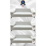 Baby Face Lastikli Koruyucu Giydirme Koltuk Örtüsü - Krem - 3+3+3 (3 Parça Set) - 10 x 10 cm