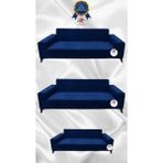Baby Face Lastikli Koruyucu Giydirme Koltuk Örtüsü - Petrol - 3+3+2 (3 Parça Set) - 10 x 10 cm