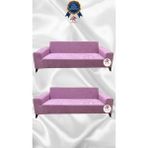 Baby Face Lastikli Koruyucu Giydirme Koltuk Örtüsü - Pudra - 3+3 (2 Parça Set) - 10 x 10 cm