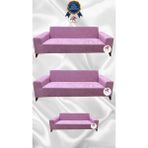Baby Face Lastikli Koruyucu Giydirme Koltuk Örtüsü - Pudra - 3+3+2 (3 Parça Set) - 10 x 10 cm