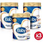 Baby Goat 2 Keçi Sütü Bazlı Biberon Maması 400 gr - 3'lü Sütlü İçerik İle Bebekler İçin