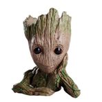 Baby Groot Figür Düşünen Saksı Kalemlik PLA Büyük 15 Cm