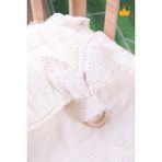 Baby Hola Ahşap Halkalı Müslin Diş Kaşıyıcı 546 - Gri