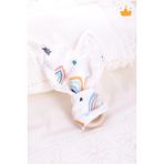 Baby Hola Ahşap Halkalı Müslin Diş Kaşıyıcı 546 - Turuncu