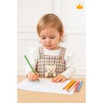 Baby Hola Ayıcık Detaylı Kız Bebek Çocuk Badi Tüvit Jile 2'li Takım Babyhola 2339 - 12 - 18 Ay - Kahverengi