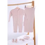 Baby Hola Babyhola Organik %100 Triko Kız Erkek Bebek Yenidoğan Tulum Takım 5'li Kutulu Set 0-3 Ay Hediyelik Hastane Çıkışı 5909 - Standart - Pudra