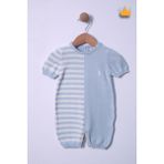 Baby Hola Babyhola Pamuk Kız Erkek Bebek Triko Tulum 13778 - 0 - 3 Ay - Mavi