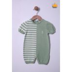 Baby Hola Babyhola Pamuk Kız Erkek Bebek Triko Tulum 13778 - 3 - 6 Ay - Mint Yeşili