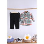 Baby Hola Babyhola Yün Polar Ceket Pantolon Erkek Takım 2'li 12592 - 2 Yaş - Mint Yeşili