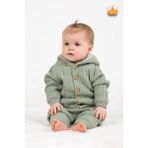 Baby Hola Triko Hırka Içi Velsoft Pantolon Içi Astarlı Kız Erkek Bebek Takım 2805 - Mint - Yeşil - 9 - 12 Ay