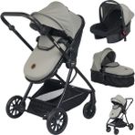 Baby Home 1010 Qool Çift Yönlü 6 In 1 Travel Sistem Bebek Arabası - Füme