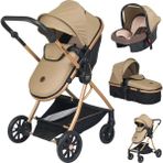 Baby Home 1010 Qool Gold Kahve Çift Yönlü Bebek Arabası