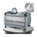 Baby Home 600 Nanny 70X110 Anne Yanı Bebek Beşiği Sepet Oyun Parkı Yatak Beşik - Gri