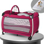 Baby Home 600 Nanny 70x110 Bebek Oyun Parkı Park Yatak Beşik + Yatak - Pembe