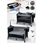 Baby Home 620 Lora-co 70x110 Bebek Oyun Parkı Yatak Anne Yanı Beşik gri