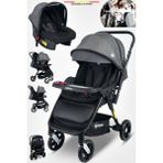 Baby Home 902 X4 Çift Yönlü Travel Sistem Bebek Arabası - Antrasit