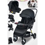 Baby Home 902 X4 Çift Yönlü Travel Sistem Bebek Arabası - Siyah