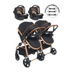 Baby Home 950 Ayrılıp Birleşebilen Travel Sistem İkiz Bebek Arabası