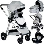 Baby Home 990 Neo Seyahat Sistem 6 In 1 Travel Sistem Bebek Arabası - Gri