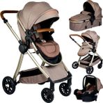 Baby Home 990 Neo Seyahat Sistem 6 In 1 Travel Sistem Bebek Arabası - Kahverengi