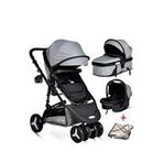 Baby Home BH-945 Paris Amortisörlü Gri Travel Sistem Bebek Arabası