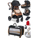 Baby Home Single-To Travel Sistem Bebek Arabası Ve Nanny Oyun Parkı Yatak Beşik