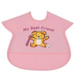 Baby Jem Poli Muşamba Pembe Büyük Mama Önlüğü