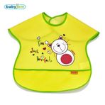 Baby Jem Poli Muşamba Sarı Büyük Mama Önlüğü