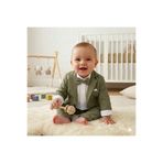 baby kids colors erkek çocuk flamlı keten salaş ceketli takım elbise / gömlek pantolon ceket papyon keten takım(AY GRUBU ZIBINLI)