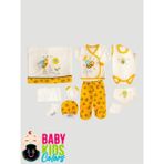Baby Kids Colors Kutulu Arı Lüx Bebek Zıbın Seti Yenidoğan Hastane Çıkışı Bebek Giyim - Sarı