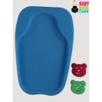 Baby Kids Colors Lüx Küvet Süngeri ve 2 Adet Yıkama Süngeri ( Katlanır Küvetler Için Uygun ) - Mavi - Yenidoğan