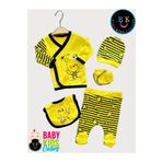 baby kids colors Yeni Doğan Bebek Taraftar Zıbın Takımı 5 Parça %100 Pamuk