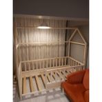 Baby Kinder Extra Montessori Doğal Bebek ve Çocuk Karyolası - 90 x 190 cm - Çam