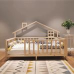 Baby Kinder Luxury Doğal Montessori Bebek Ve Çocuk Karyolası 100x200 cm