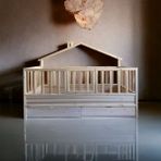 Baby Kinder Royal Montessori Doğal Bebek Çocuk Karyolası - 90 x 200 cm - Çam